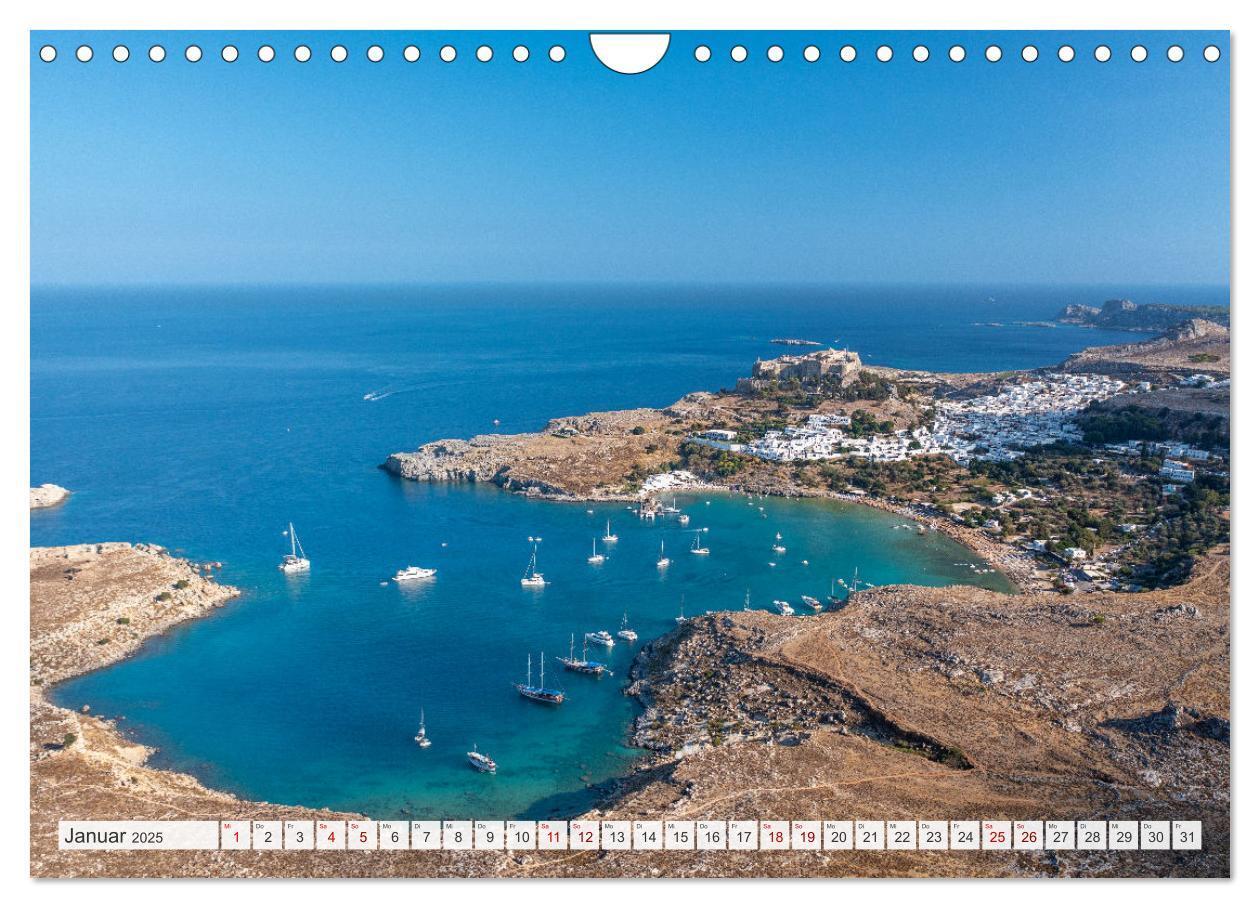 Bild: 9783383845963 | Rhodos und Symi (Wandkalender 2025 DIN A4 quer), CALVENDO...