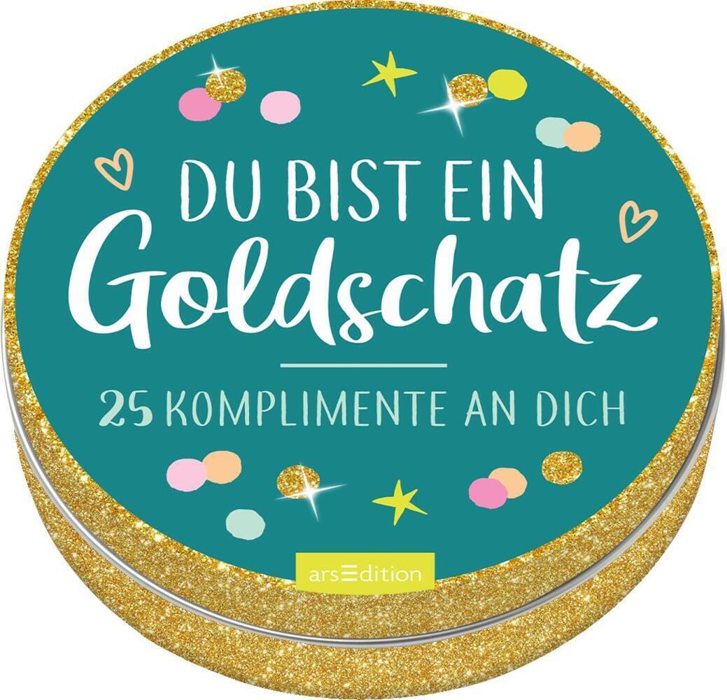 Cover: 9783845847474 | Du bist ein Goldschatz | 25 Komplimente an dich | Stück | 25 S. | 2022