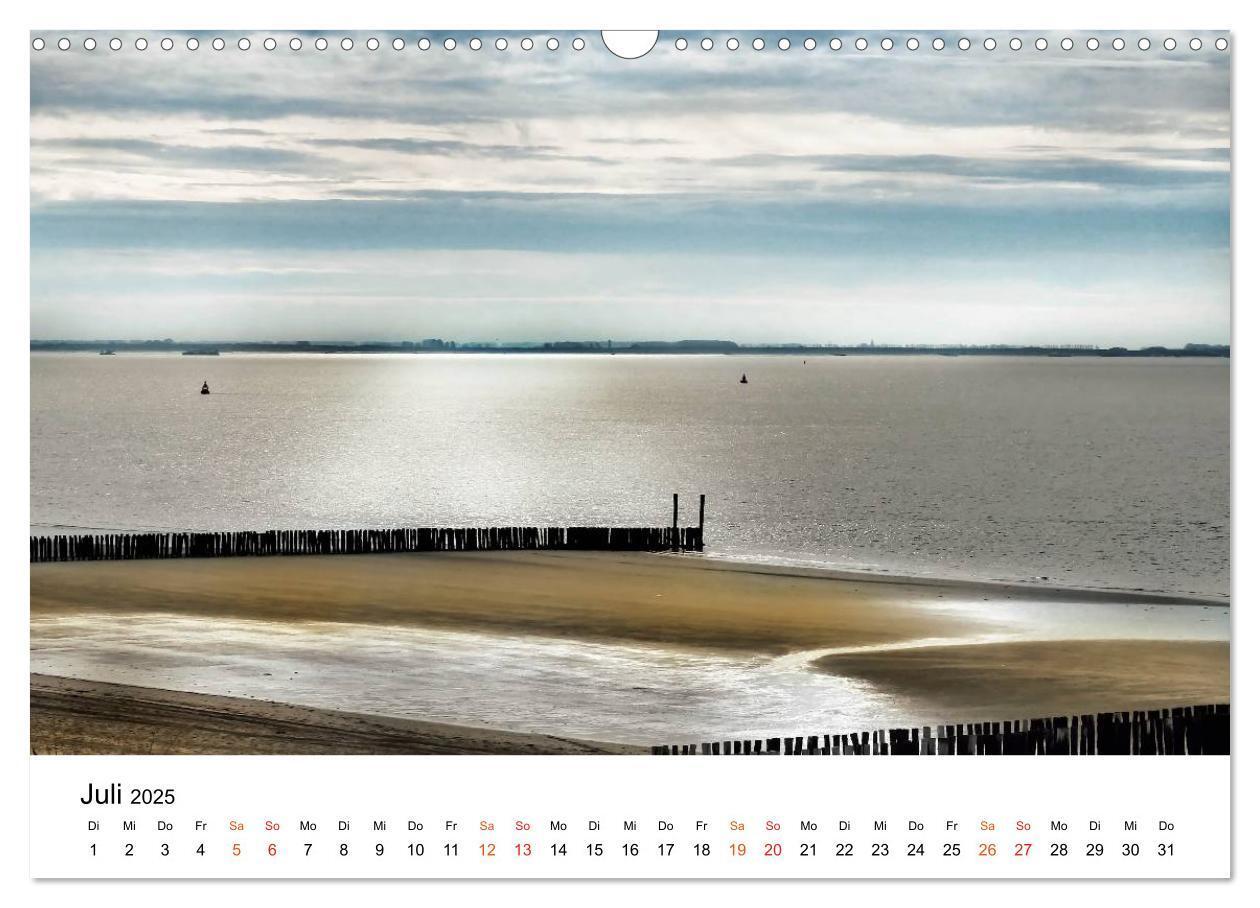 Bild: 9783435510047 | Wieder an der Nordsee (Wandkalender 2025 DIN A3 quer), CALVENDO...