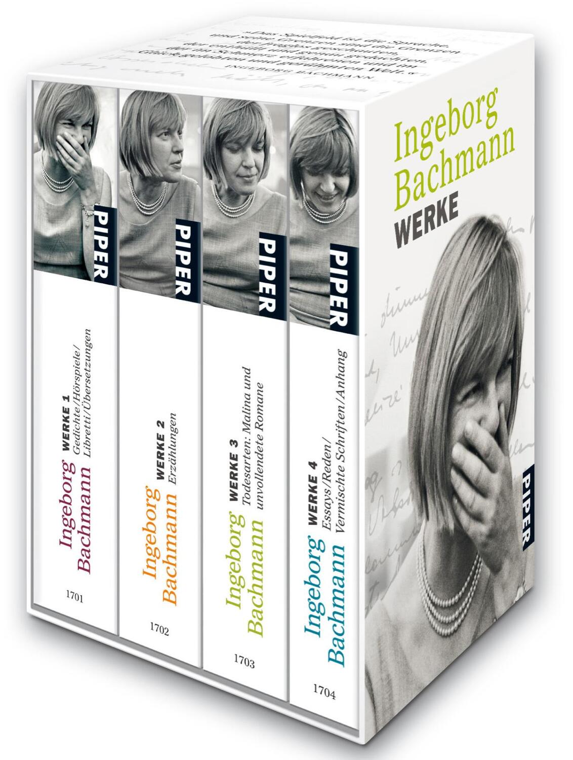 Cover: 9783492217002 | Werke 1 - 4 | Ingeborg Bachmann | Taschenbuch | 2336 S. | Deutsch