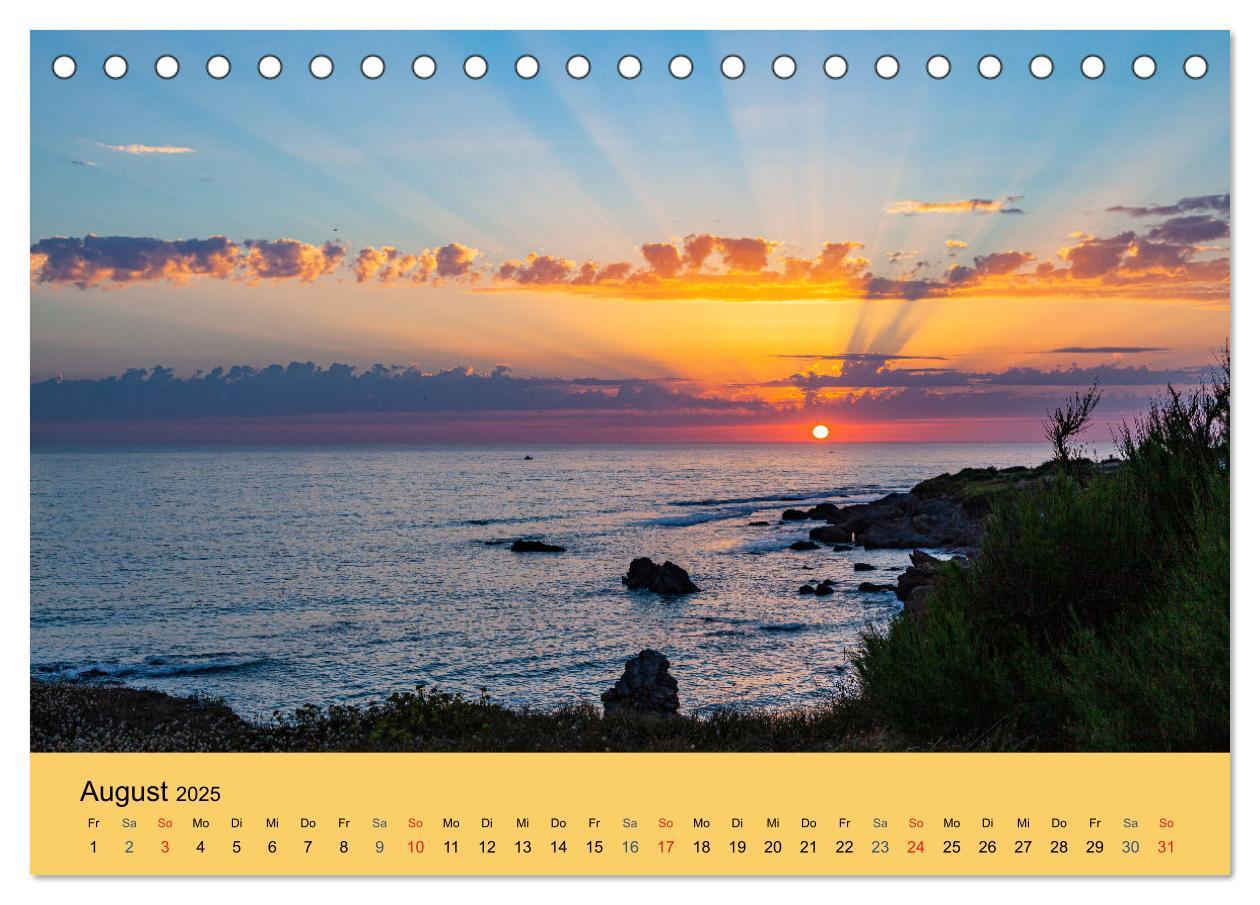 Bild: 9783435747702 | Sonnenuntergänge an der Atlantikküste (Tischkalender 2025 DIN A5...