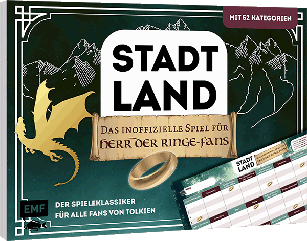 Cover: 4260478342163 | Stadt, Land, das inoffizielle Spiel für Herr der Ringe-Fans - Der...