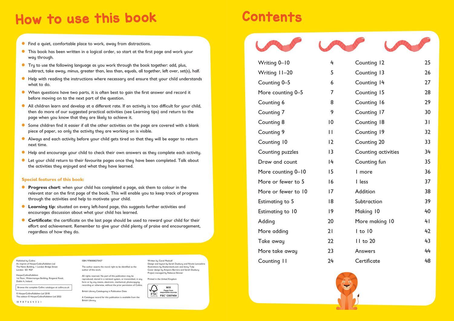 Bild: 9780008275457 | Counting Bumper Book Ages 3-5 | Ideal for Home Learning | Learning