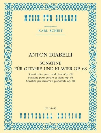 Cover: 9790008006548 | Sonatina Op. 68 Chit E Pf (Scheit) | Anton Diabelli | Buch