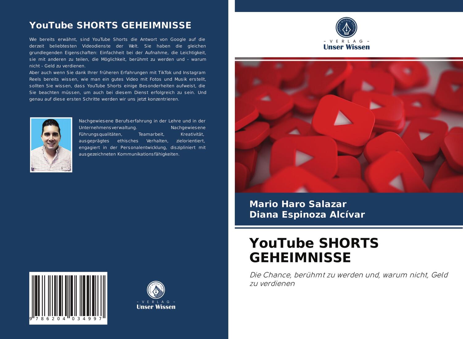 Cover: 9786204034997 | YouTube SHORTS GEHEIMNISSE | Mario Haro Salazar (u. a.) | Taschenbuch