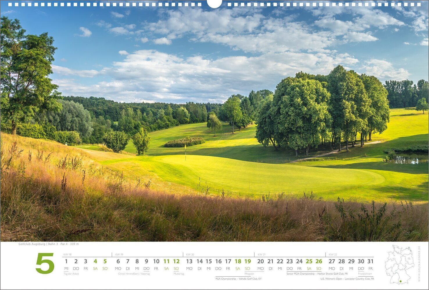 Bild: 9783948543068 | Golfkalender 2024 | Ralph Dörnte | Kalender | Spiralbindung | Deutsch