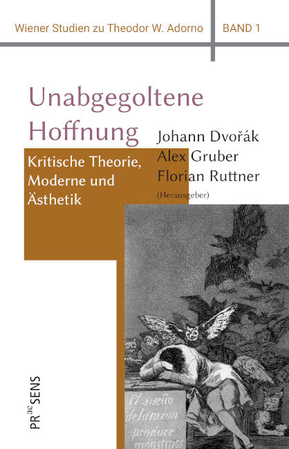 Cover: 9783706911351 | Unabgegoltene Hoffnung | Kritische Theorie, Moderne und Ästhetik