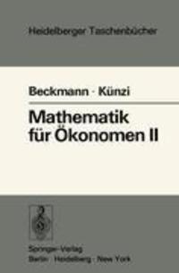 Cover: 9783540060529 | Mathematik für Ökonomen II | Lineare Algebra | M. J. Beckmann (u. a.)