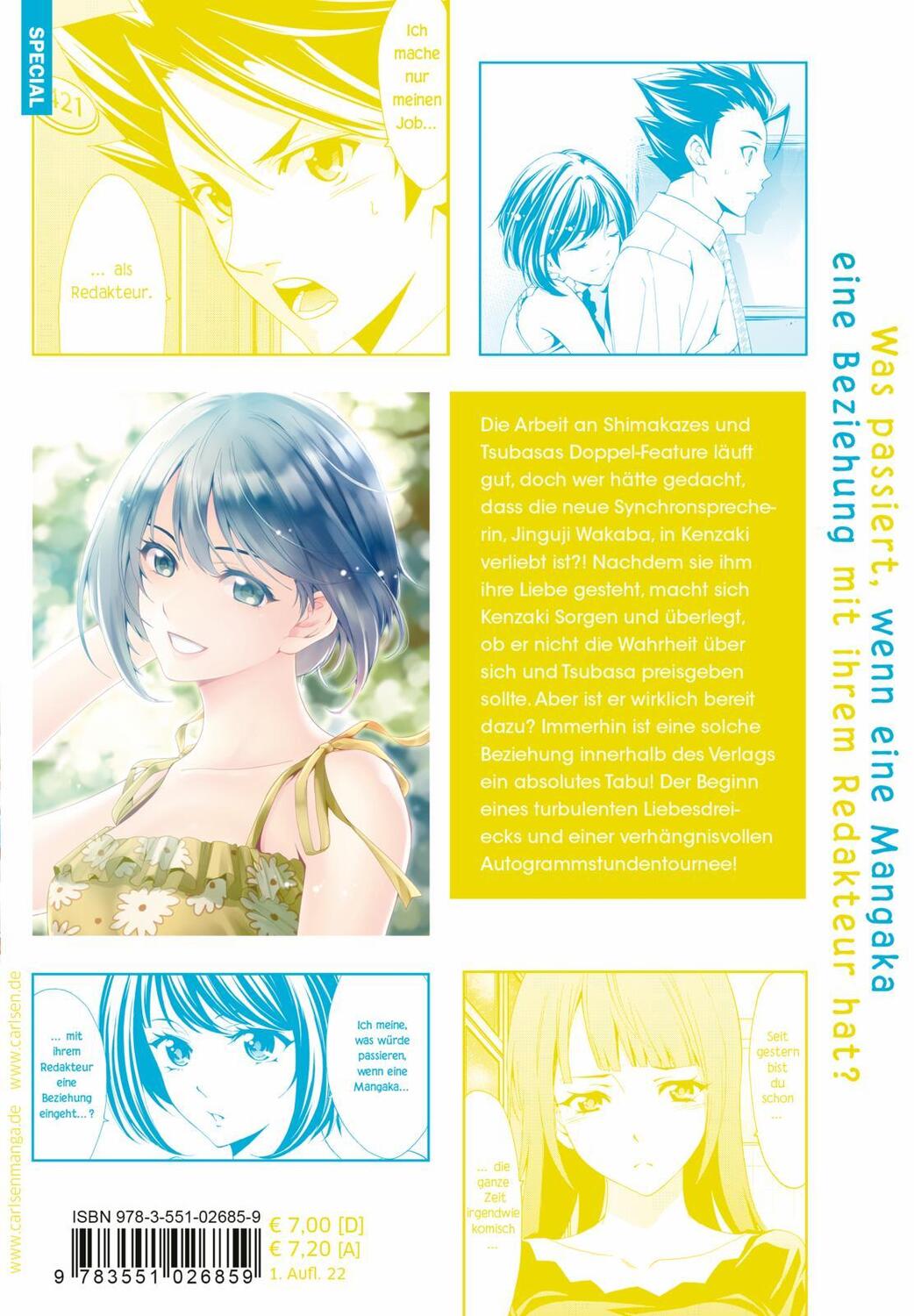 Rückseite: 9783551026859 | Weekly Shonen Hitman 10 | die Manga-Redaktions-Romcom | Kouji Seo
