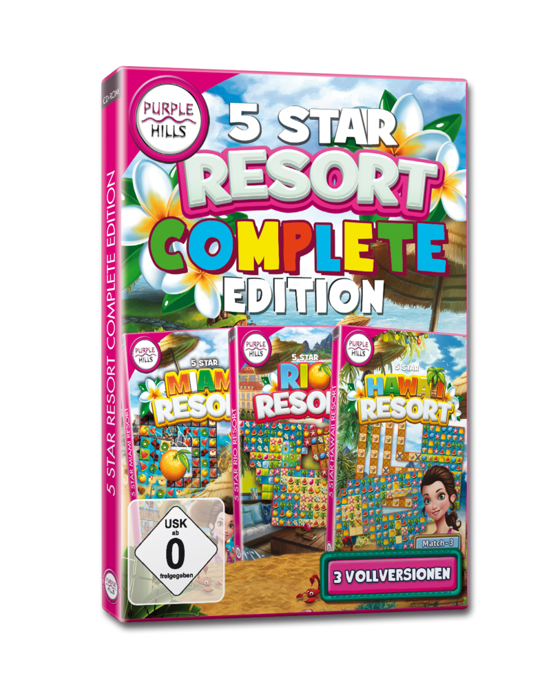 Cover: 4017404034865 | 5Star Resort, 1 CD-ROM (Complete Edition) | 3 Vollversionen | CD-ROM