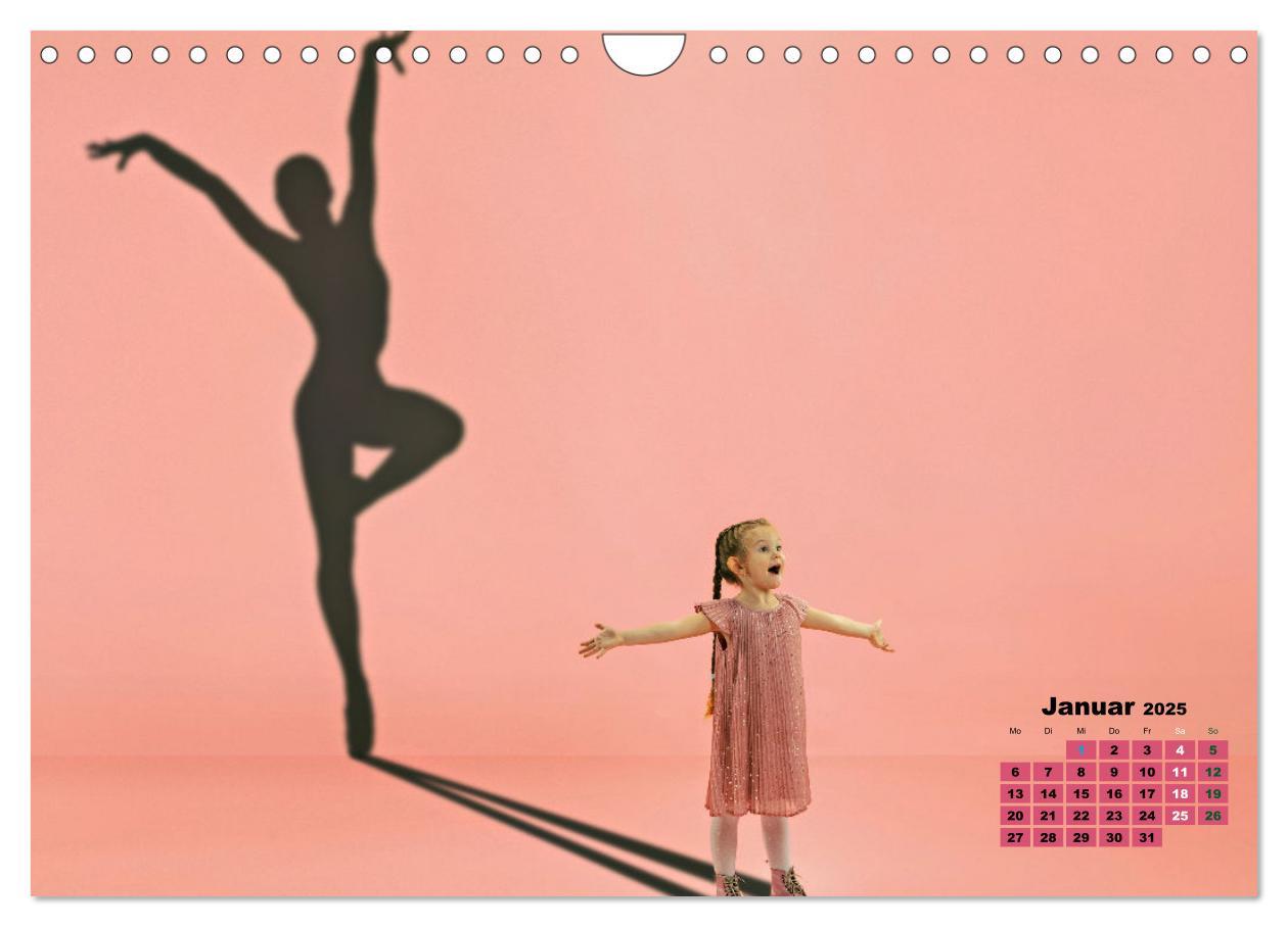 Bild: 9783457184042 | BALLETT - ein Hauch Magie (Wandkalender 2025 DIN A4 quer), CALVENDO...