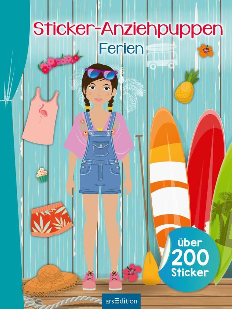 Cover: 9783845851648 | Sticker-Anziehpuppen - Ferien | Über 200 Sticker | Taschenbuch | 40 S.