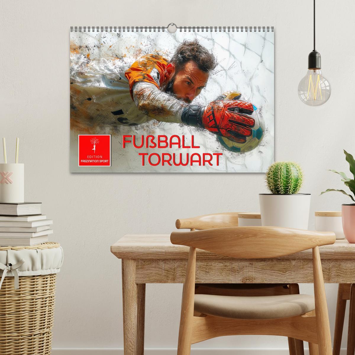 Bild: 9783383772351 | Fußball Torwart (Wandkalender 2025 DIN A3 quer), CALVENDO...