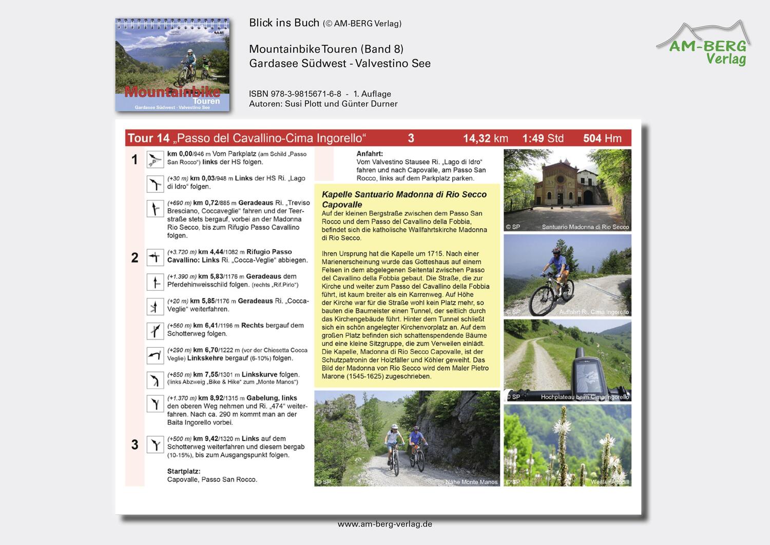 Bild: 9783981567168 | Mountainbike Touren Gardasee Südwest - Valvestino See | Band 8 | Buch