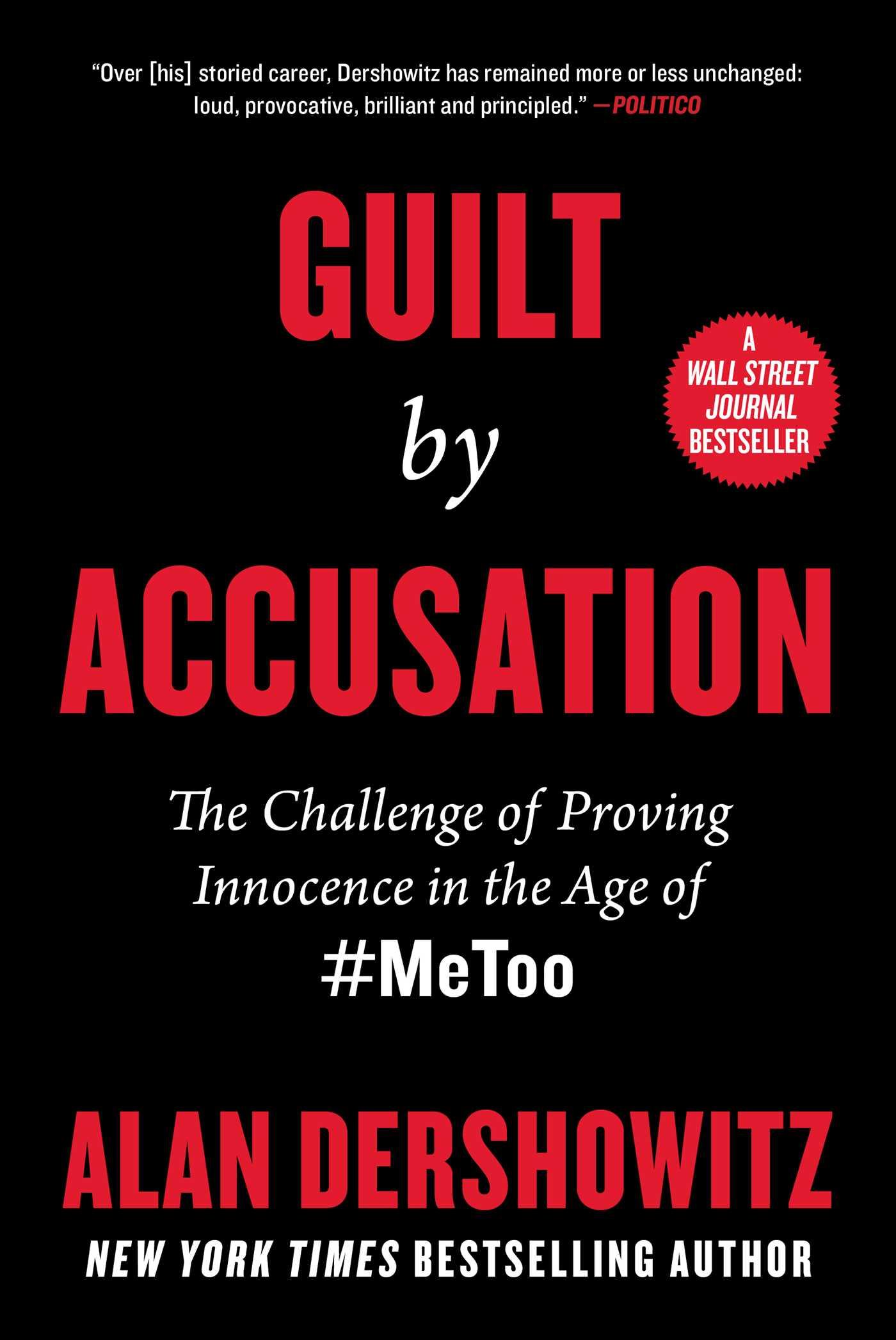 Cover: 9781510757530 | Guilt by Accusation | Alan Dershowitz | Buch | Englisch | 2019