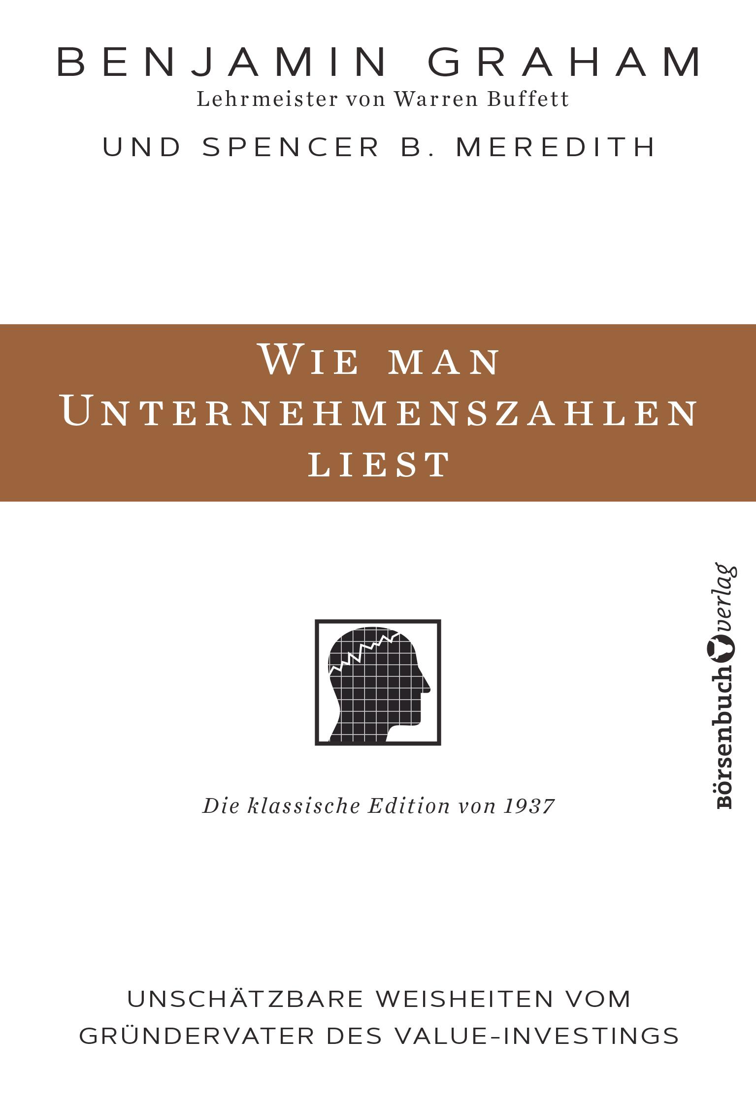 Cover: 9783864706790 | Wie man Unternehmenszahlen liest | Benjamin Graham | Buch | 176 S.