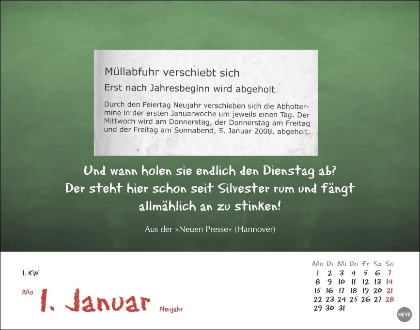 Bild: 9783756402885 | Bastian Sick Tagesabreißkalender 2024 "In der Nacht von Freitag auf...