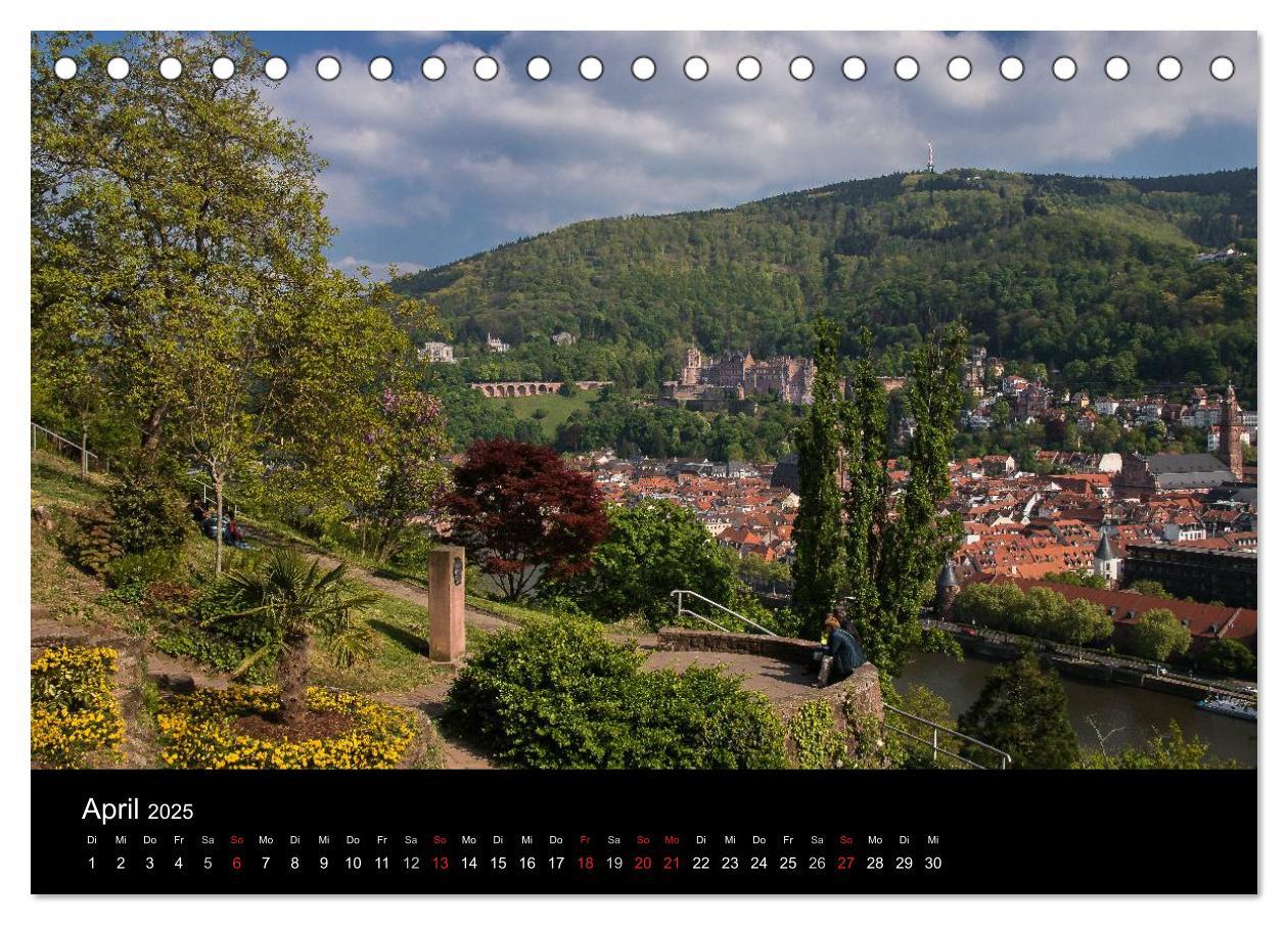 Bild: 9783435694716 | Heidelberger Stadtansichten (Tischkalender 2025 DIN A5 quer),...