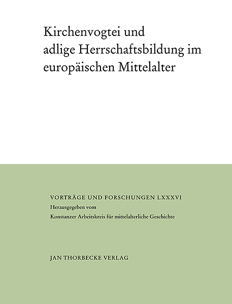 Cover: 9783799568869 | Kirchenvogtei und adlige Herrschaftsbildung im europäischen...