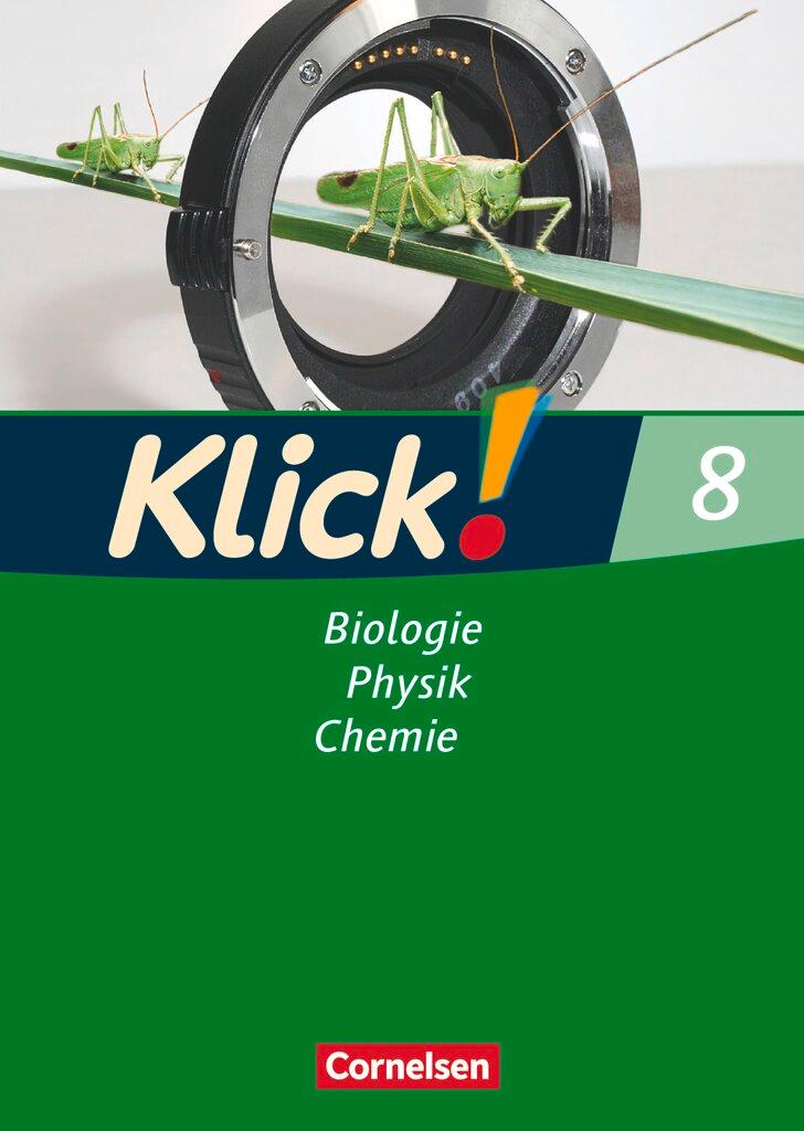 Cover: 9783060612314 | Klick! 8. Biologie, Physik, Chemie. Westliche Bundesländer sowie...