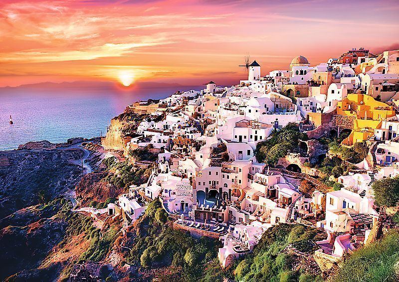 Bild: 5900511104356 | Sonnenuntergang über Santorini (Puzzle) | Spiel | In Spielebox | 10435