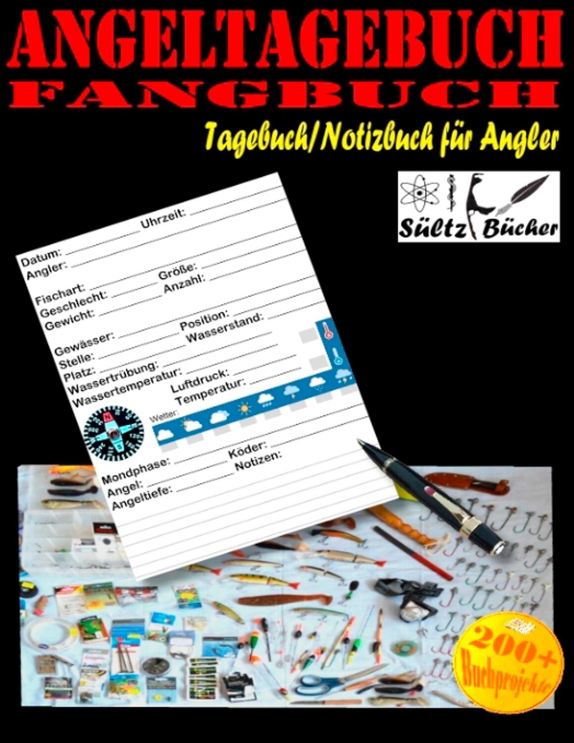 Cover: 9783752816297 | Angeltagebuch - Fangbuch - Tagebuch/Notizbuch für Angler | Taschenbuch