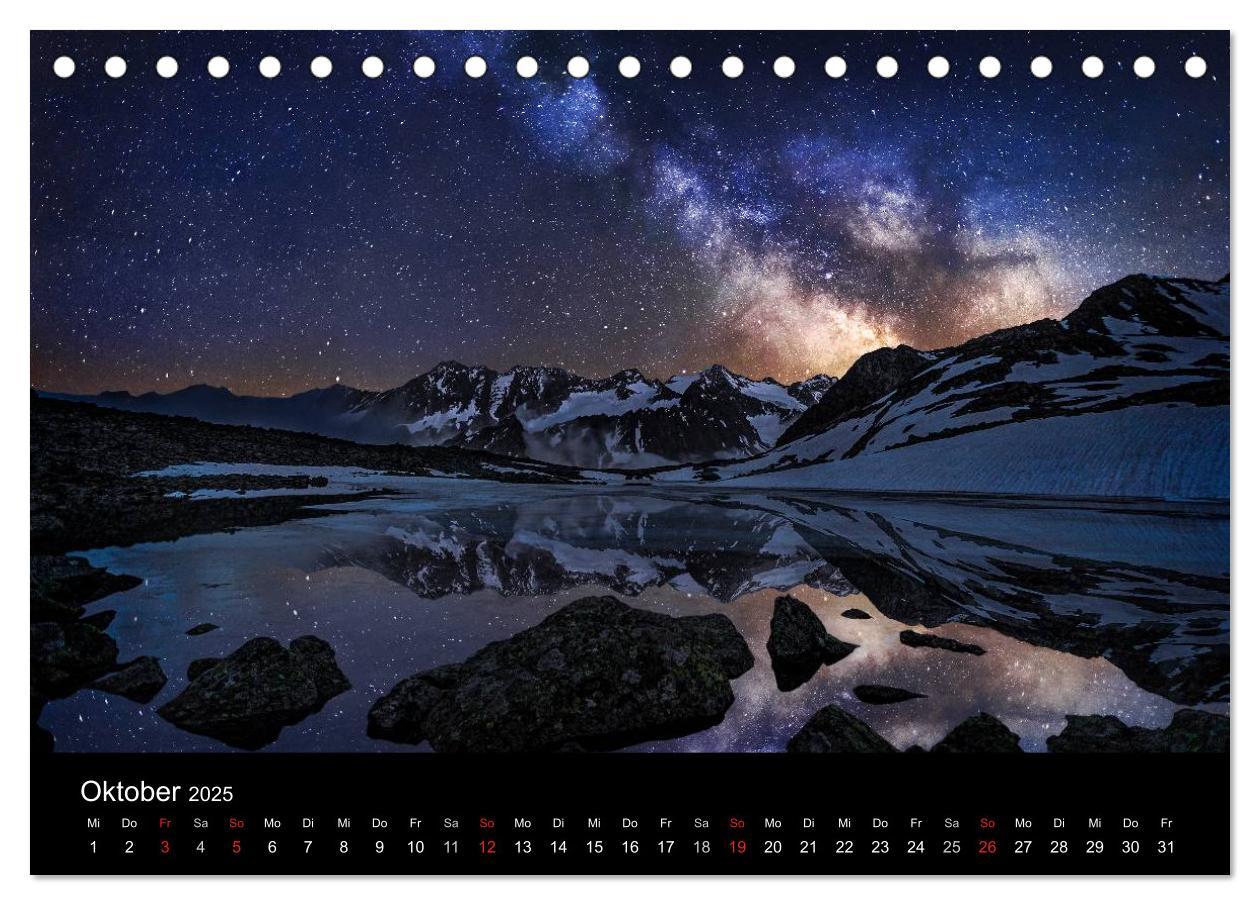 Bild: 9783435558186 | Sternensucher - Landschaft unter Sternen (Tischkalender 2025 DIN A5...