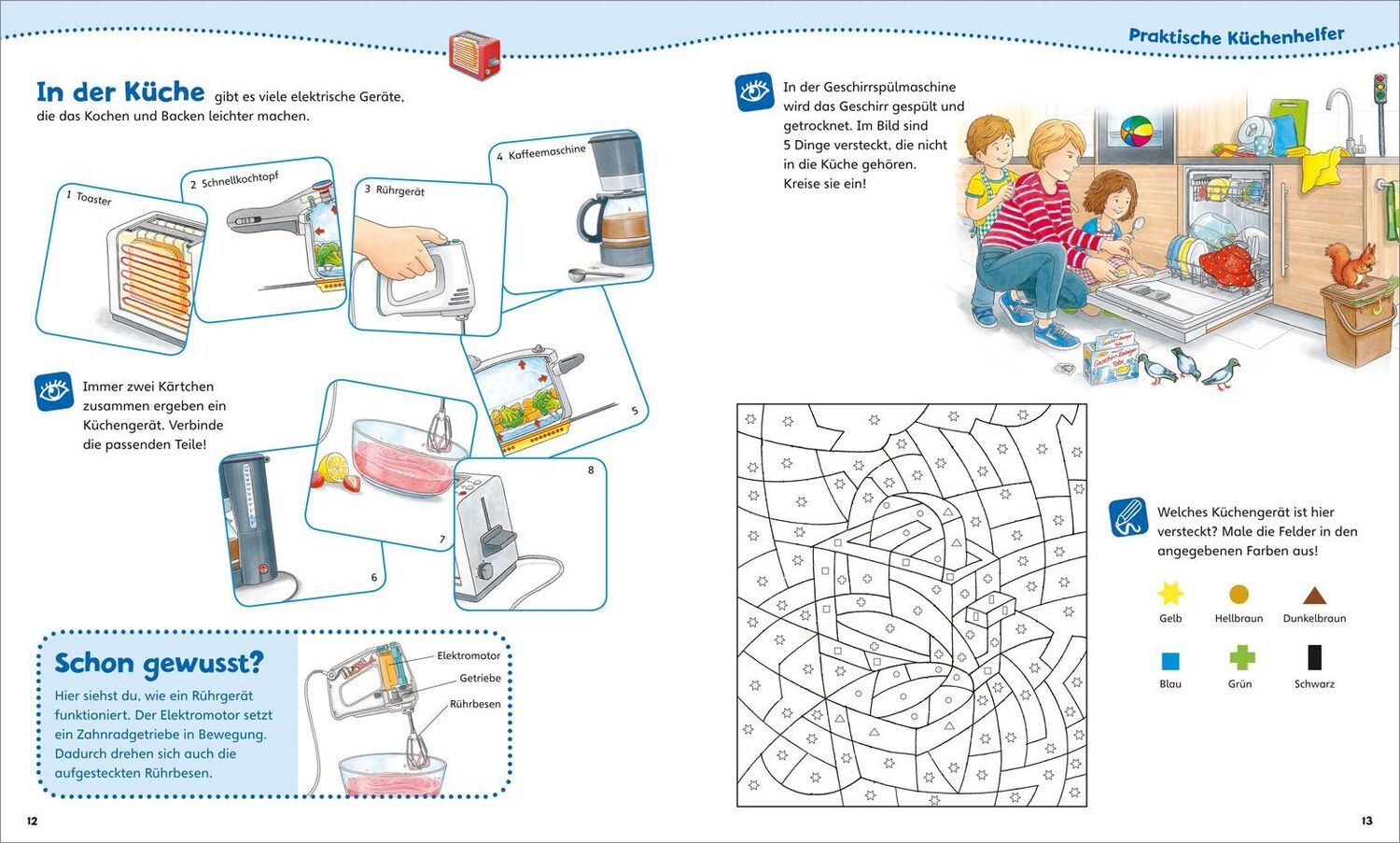 Bild: 9783788675691 | WAS IST WAS Junior Mitmach-Heft Technik zu Hause | Sabine Schuck