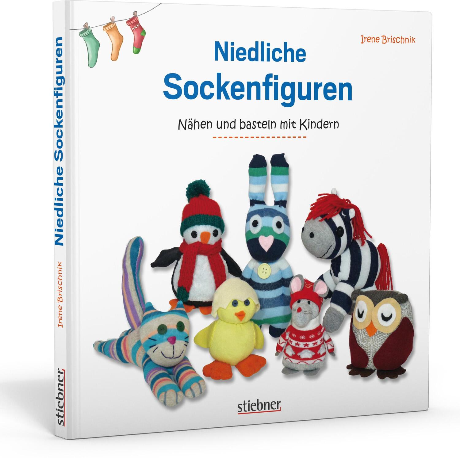 Cover: 9783830709978 | Niedliche Sockenfiguren | Nähen und Basteln mit Kindern | Brischnik