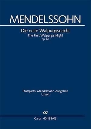 Cover: 9790007186456 | Die erste Walpurgisnacht (Klavierauszug) | Felix Mendelssohn Bartholdy