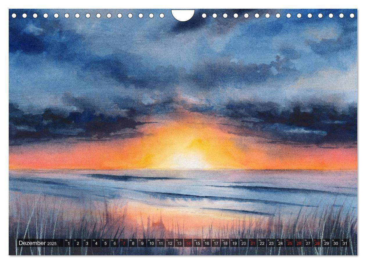 Bild: 9783435482474 | Landschaft in Aquarell (Wandkalender 2025 DIN A4 quer), CALVENDO...