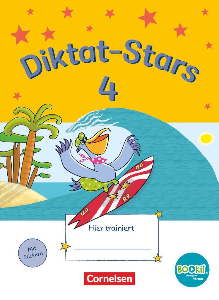 Cover: 9783637017573 | Diktat-Stars - BOOKii-Ausgabe - 4. Schuljahr. Übungsheft mit Lösungen