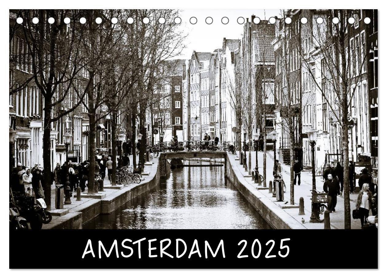 Cover: 9783435780075 | Amsterdam 2025 (Tischkalender 2025 DIN A5 quer), CALVENDO...