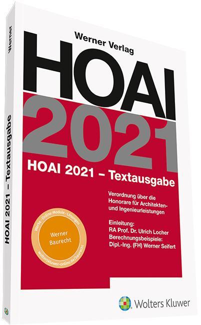 Cover: 9783804154537 | HOAI 2021 - Textausgabe | Ulrich Locher (u. a.) | Buch | 228 S. | 2021