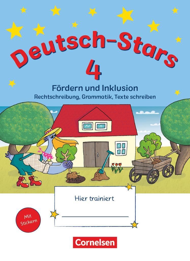 Cover: 9783060848119 | Deutsch-Stars 4. Schuljahr. Fördern und Inklusion - Übungsheft. Mit...