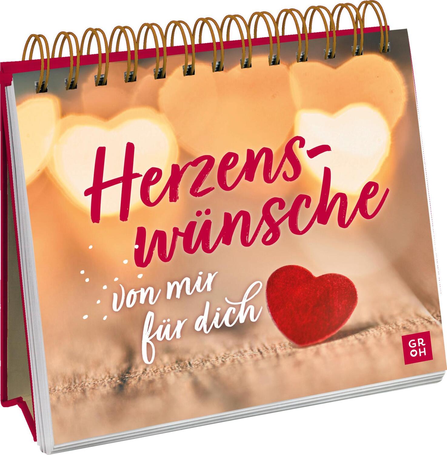 Cover: 9783848501403 | Herzenswünsche von mir für dich | Groh Verlag | Taschenbuch | 144 S.