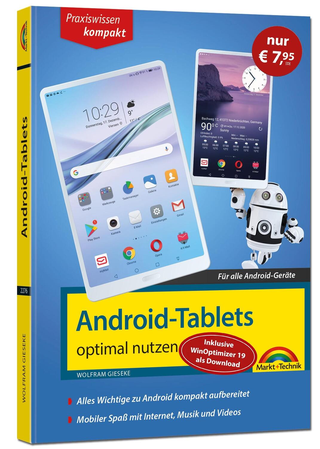 Cover: 9783988100252 | Android Tablets - Sonderausgabe inkl. WinOptimizer 19 | Gieseke | Buch