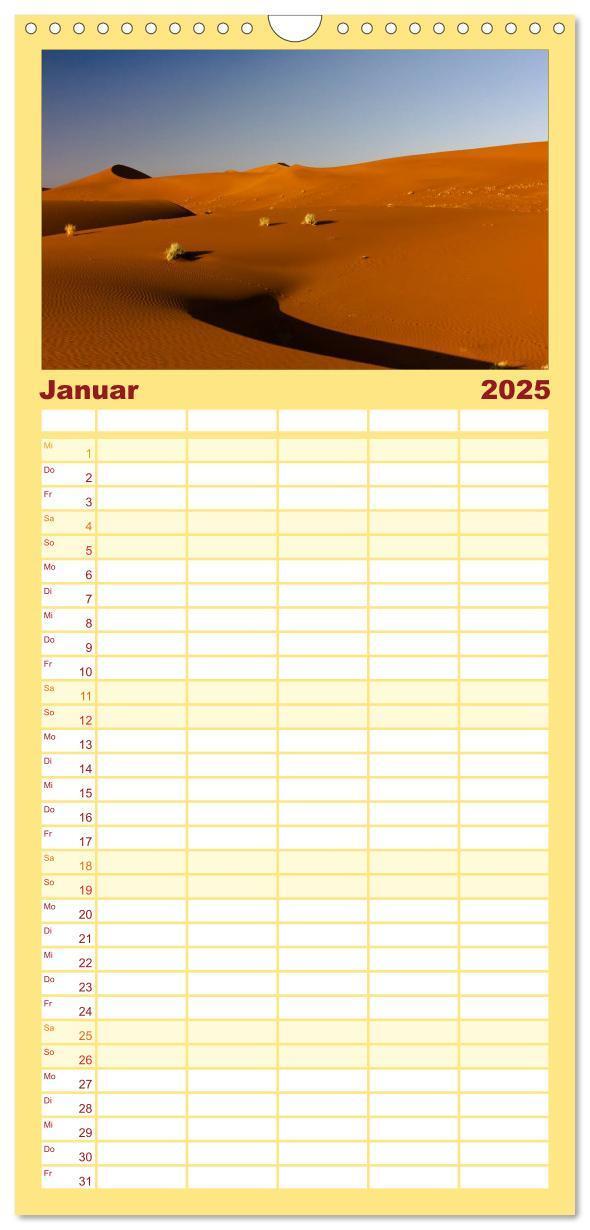 Bild: 9783457114551 | Familienplaner 2025 - Wildes Namibia mit 5 Spalten (Wandkalender,...