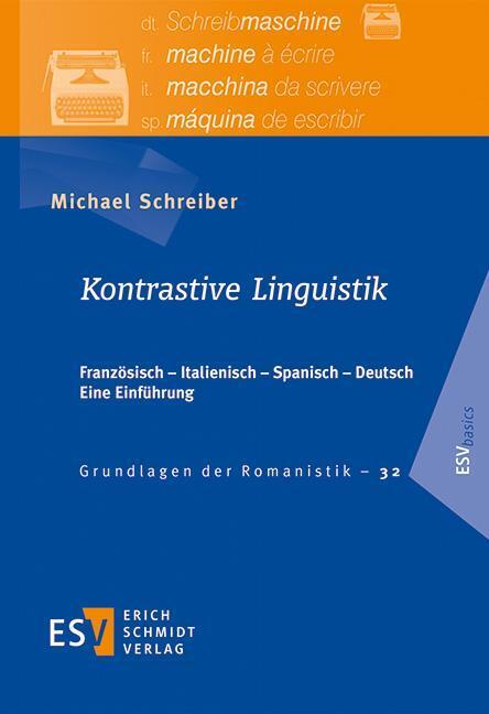 Cover: 9783503237050 | Kontrastive Linguistik | Michael Schreiber | Taschenbuch | 193 S.