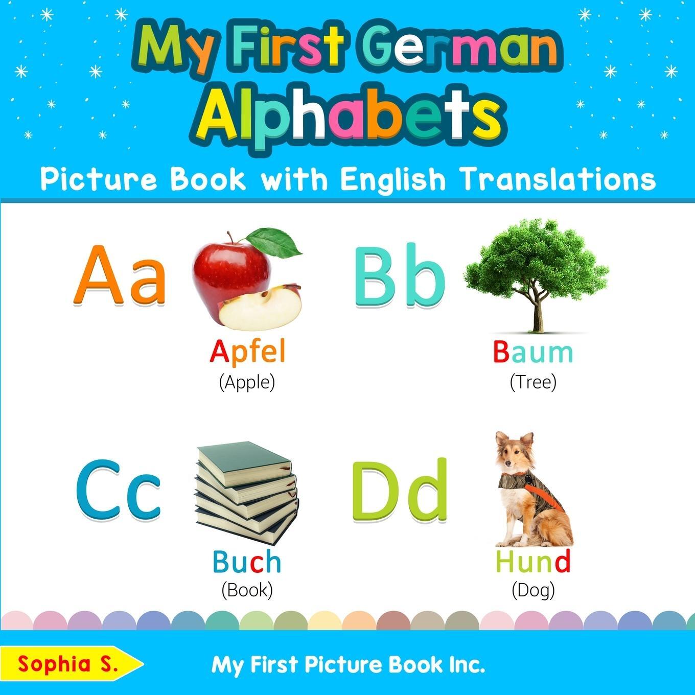Cover: 9780369600318 | My First German Alphabets Picture Book with English Translations | S.