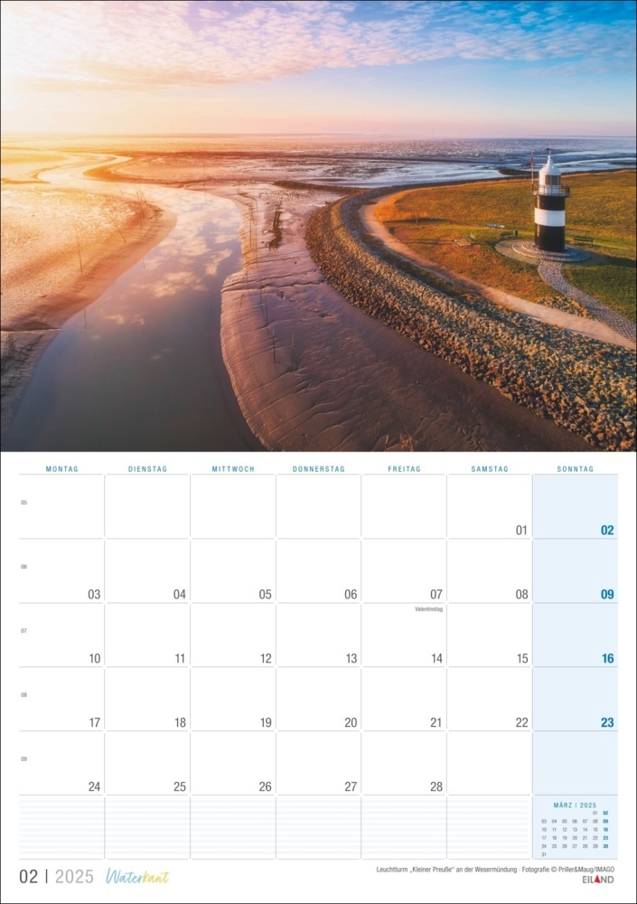 Bild: 9783964023506 | Waterkant Kalender 2025 | Kalender | 13 S. | Deutsch | 2025 | Eiland