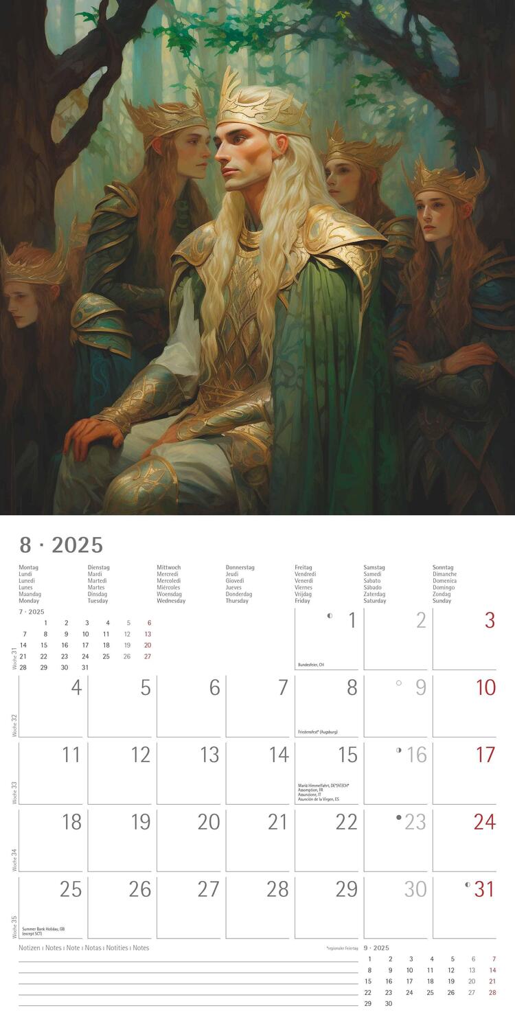 Bild: 4251732344337 | Medieval Fantasy 2025 - Broschürenkalender 30x30 cm (30x60...