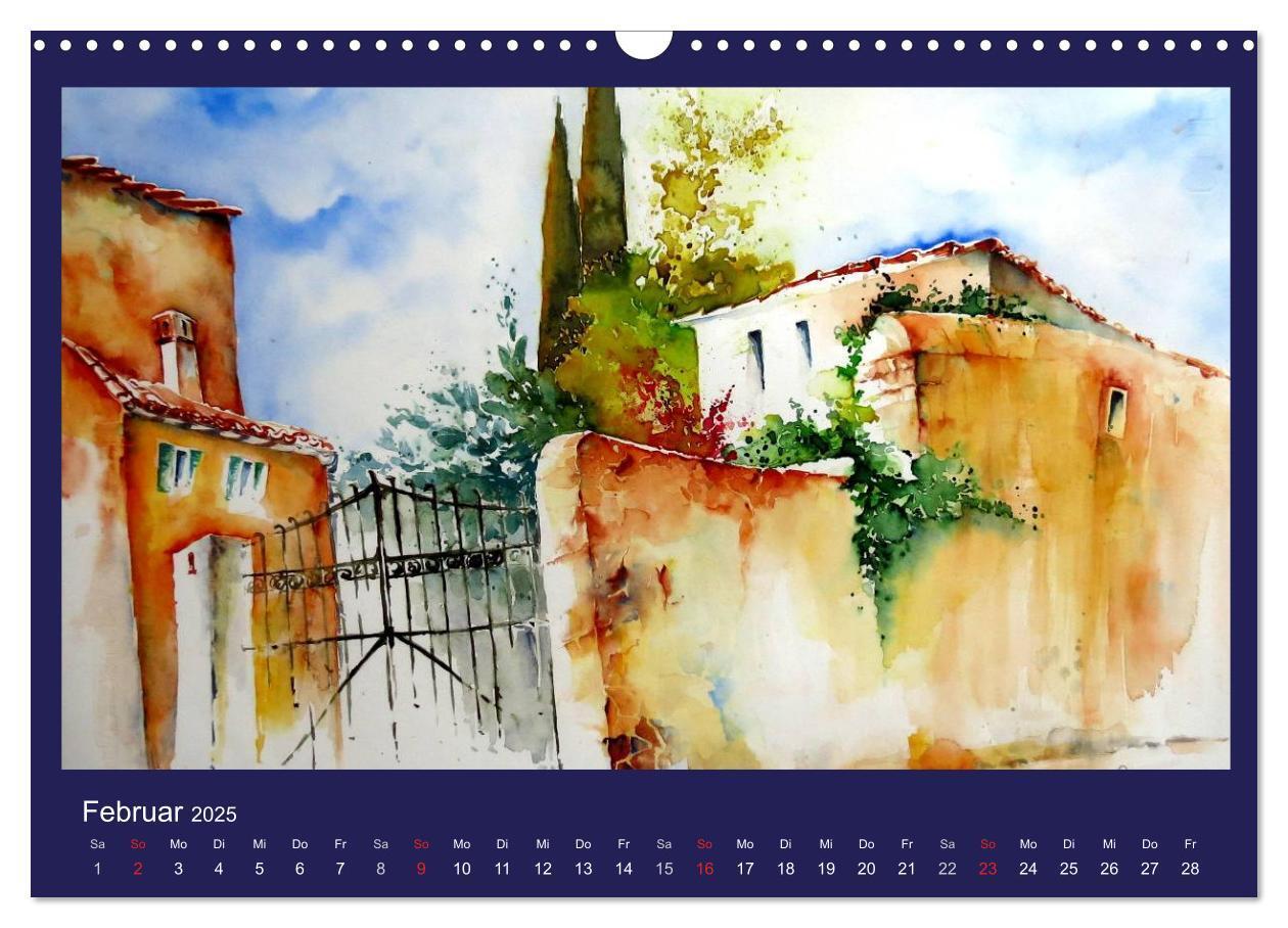 Bild: 9783435818570 | Mallorca Aquarelle (Wandkalender 2025 DIN A3 quer), CALVENDO...