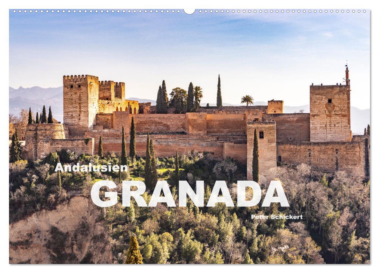 Cover: 9783383975639 | Andalusien - Granada (Wandkalender 2025 DIN A2 quer), CALVENDO...