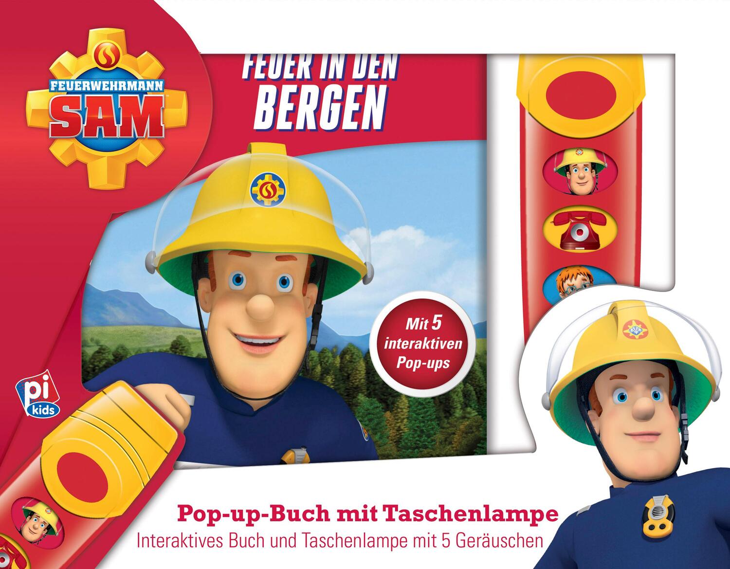 Cover: 9781503745148 | Feuerwehrmann Sam - Feuer in den Bergen - Pop-up-Buch mit...