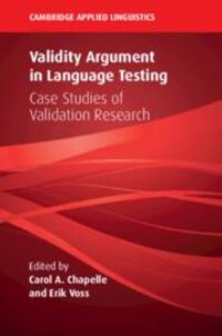 Cover: 9781108705707 | Validity Argument in Language Testing | Carol A Chapelle (u. a.)