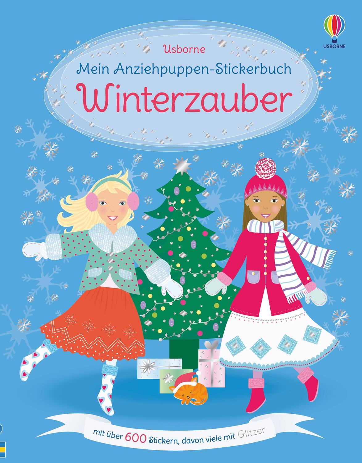 Cover: 9781782327332 | Mein Anziehpuppen-Stickerbuch: Winterzauber | Leonie Pratt (u. a.)