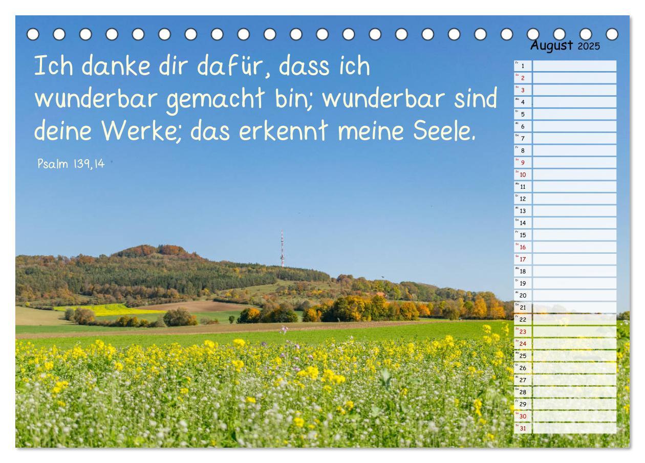 Bild: 9783435278251 | Heimat Hesselberg (Tischkalender 2025 DIN A5 quer), CALVENDO...