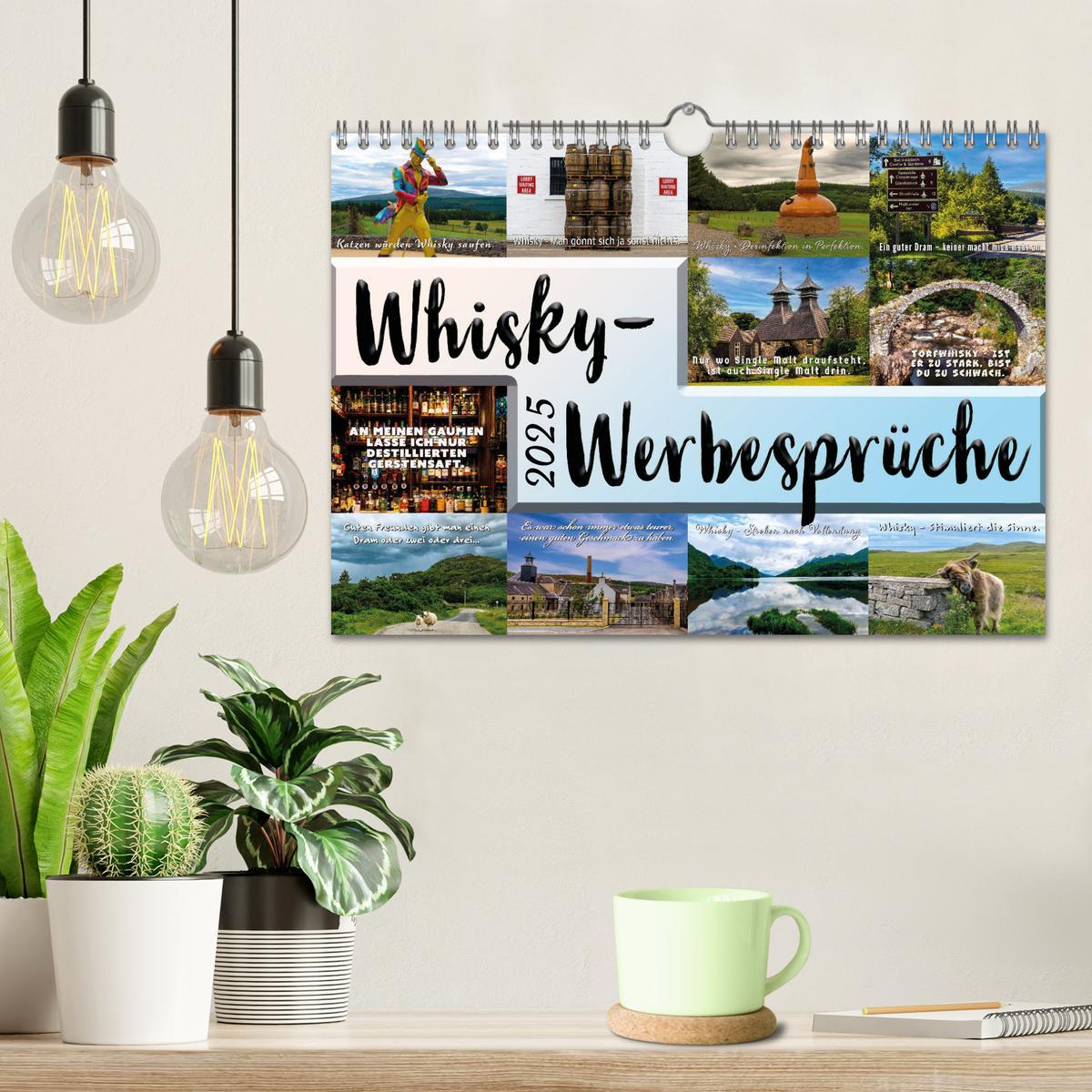 Bild: 9783383860171 | Whisky-Werbesprüche (Wandkalender 2025 DIN A4 quer), CALVENDO...