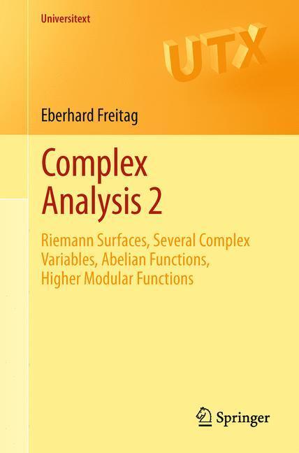 Cover: 9783642205538 | Complex Analysis 2 | Eberhard Freitag | Taschenbuch | Universitext